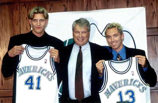 Dirk Nowitzki, Don Nelson and Steve Nash